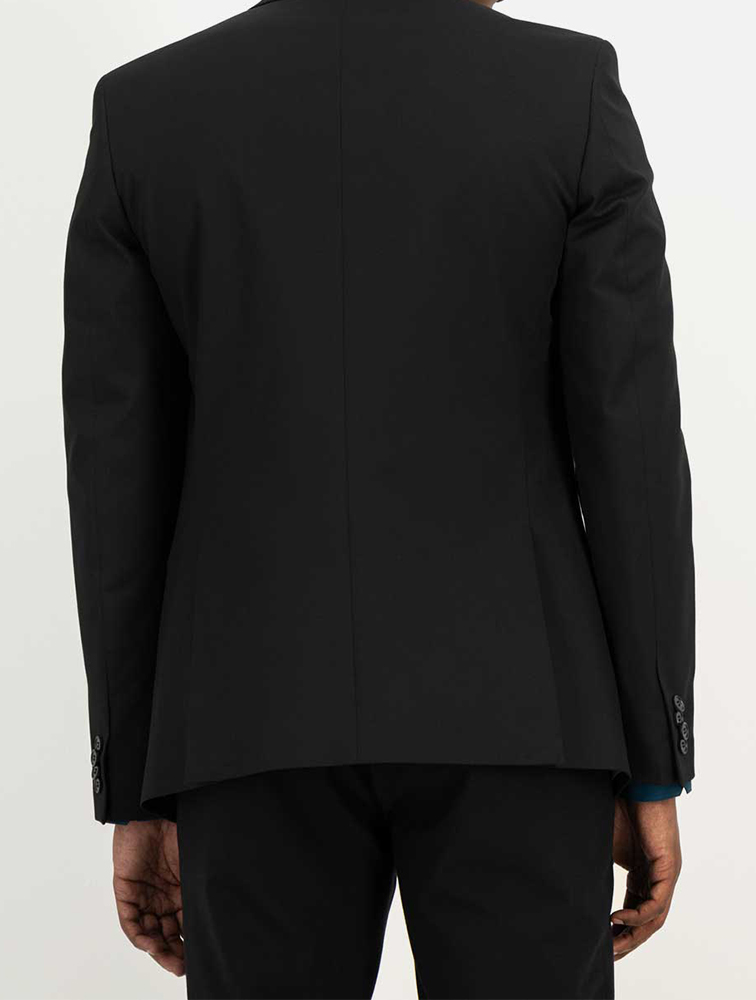 MyRunway Shop Woolworths Black Slim Fit Viscose Blend Suit Jacket for